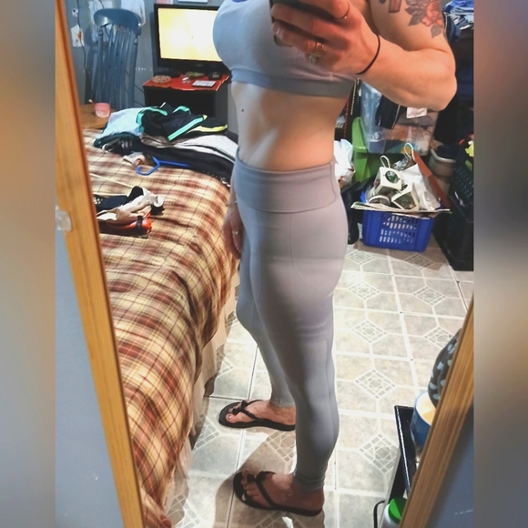 🎈PINK Active🎈BUY 1 GET 1 FREE🎈Seamless Logo Leggings Sz S - Picture 8 of 15